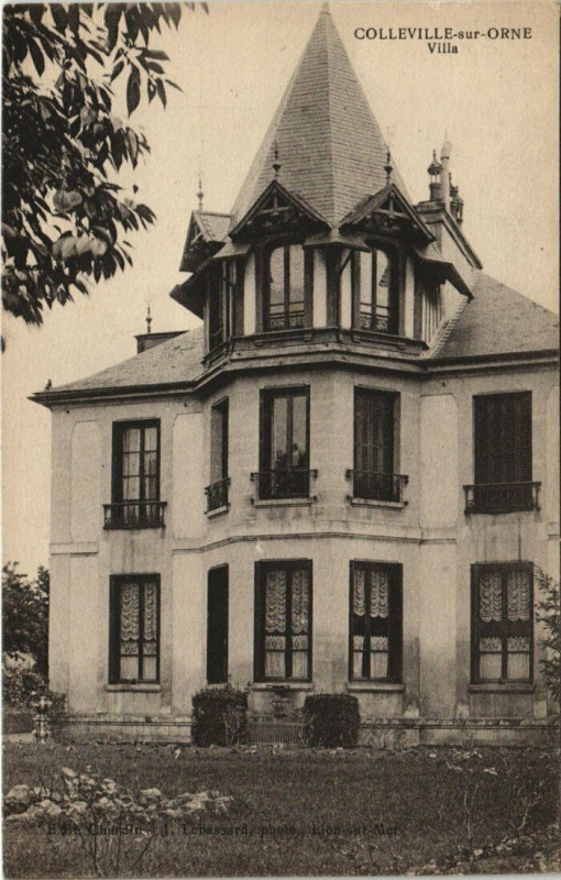 Carte postale ancienne Colleville-sur-Orne - Villa