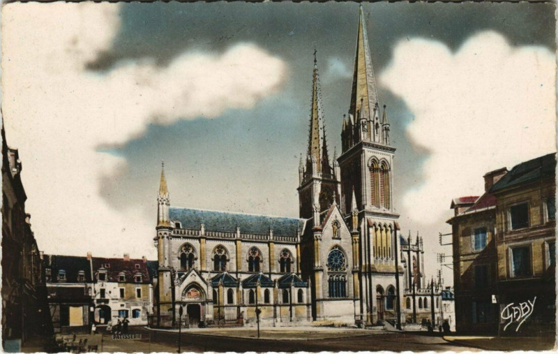 Carte postale ancienne La Delivrande - La Basilique