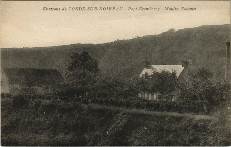 Carte postale ancienne Environs de Conde-sur-Noireau - Pont-Erembourg