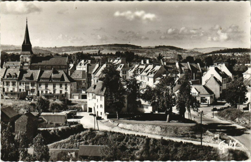 Carte postale ancienne Thury-Harcourt - Vue générale