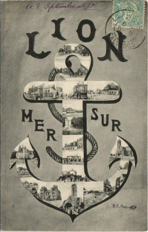 Carte postale ancienne Lion-sur-Mer à Lion-sur-Mer