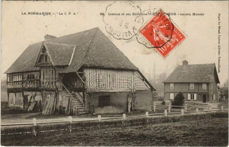 Carte postale ancienne Lisieux et ses Environs à Lisieux