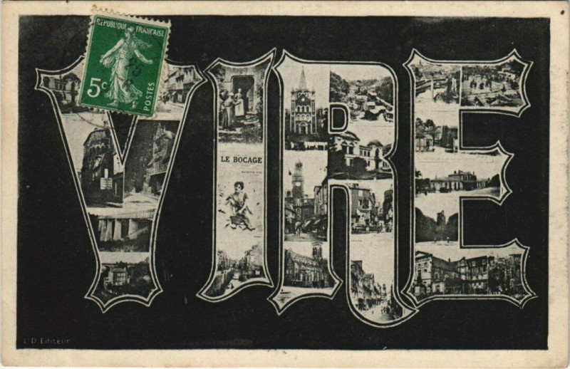 Carte postale ancienne Vire