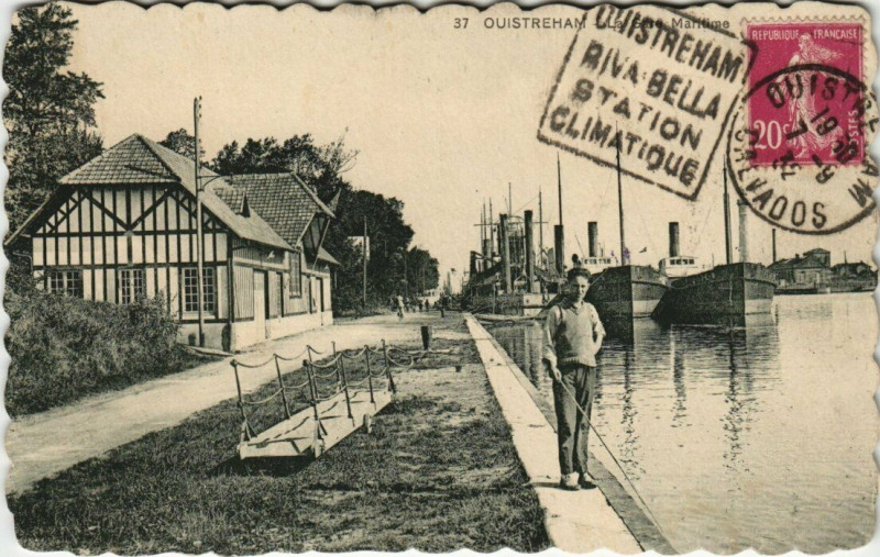 Carte postale ancienne Ouistreham à Ouistreham
