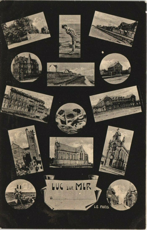 Carte postale ancienne Luc-sur-Mer à Luc-sur-Mer