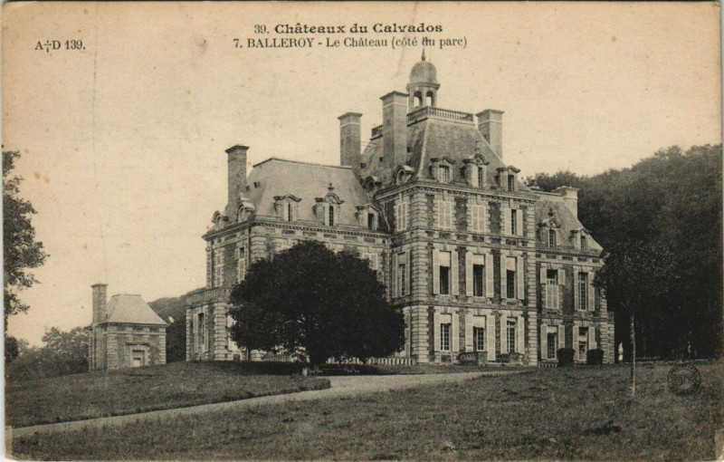 Carte postale ancienne Balleroy - Le Chateau
