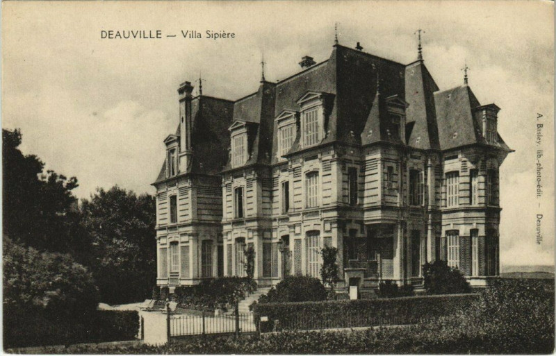 Carte postale ancienne Deauville - Villa Sipiere à Deauville