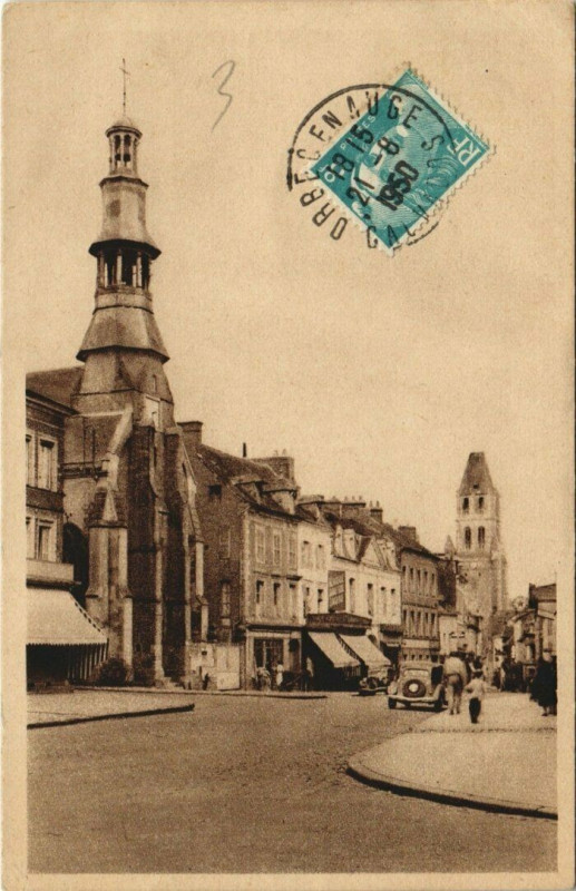 Carte postale ancienne Orbec - Chapelle de l'Hospice à Orbec