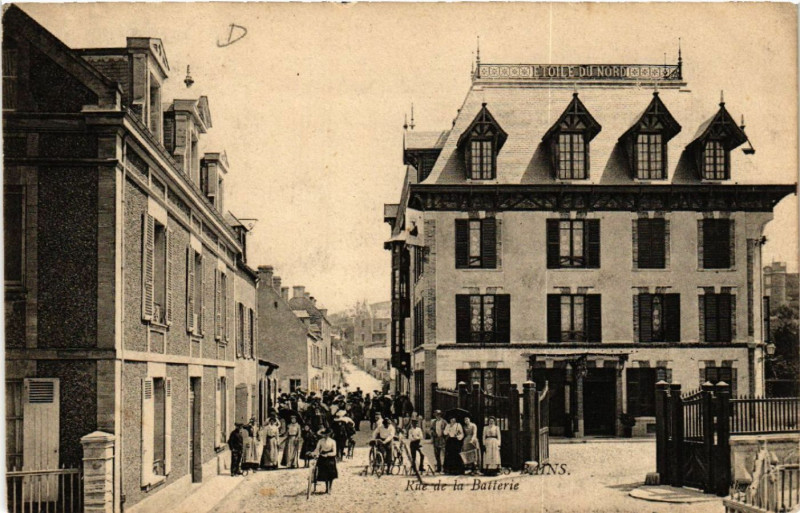 Carte postale ancienne Rue de la Batterie
