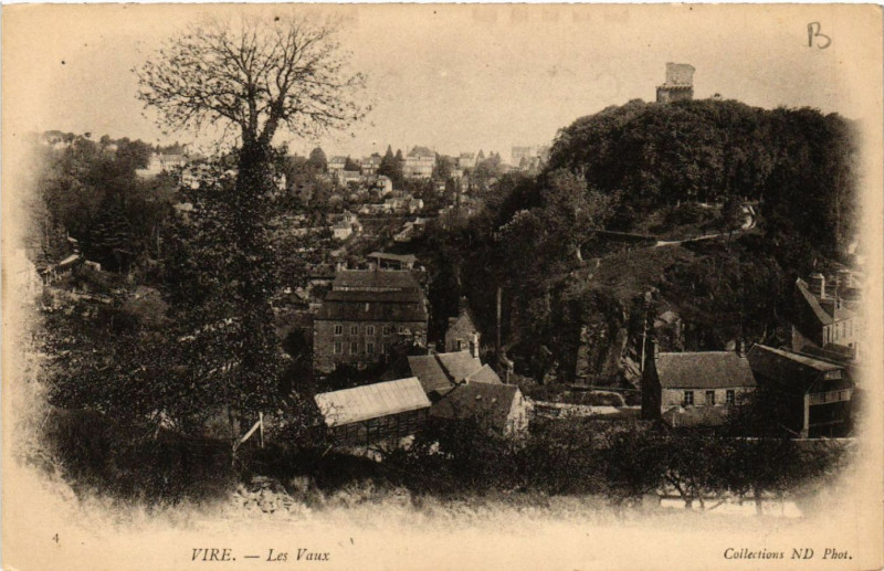 Carte postale ancienne Vire - Les Vaux