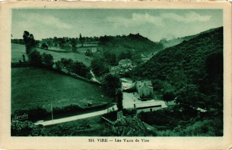 Carte postale ancienne Vire - Les Vaux de Vire