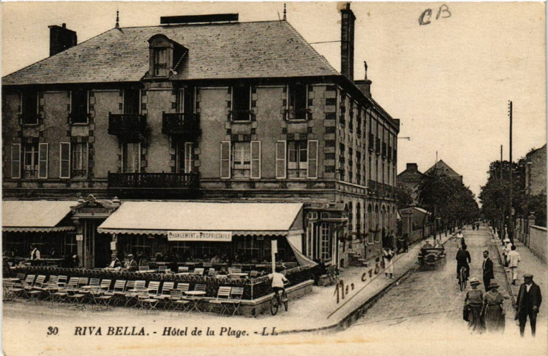 Carte postale ancienne Riva-Bella - Hotel de la Plage