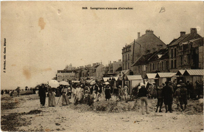 Carte postale ancienne Langrune s'amuse