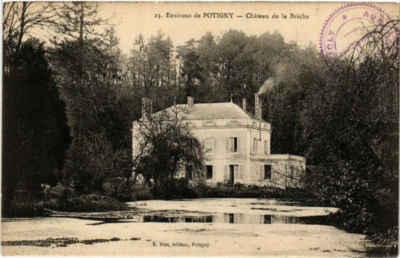 Carte postale ancienne Environs de Potigny - Chateau de la Bréche à Potigny