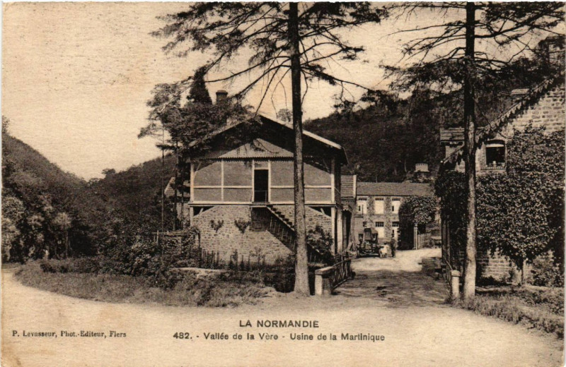 Carte postale ancienne La Normandie - Vallée de la Vere