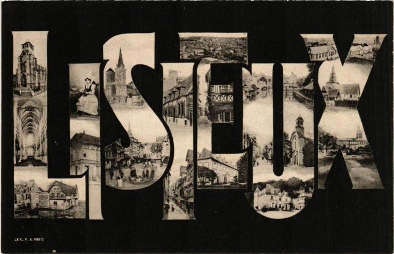 Carte postale ancienne Lisieux à Lisieux