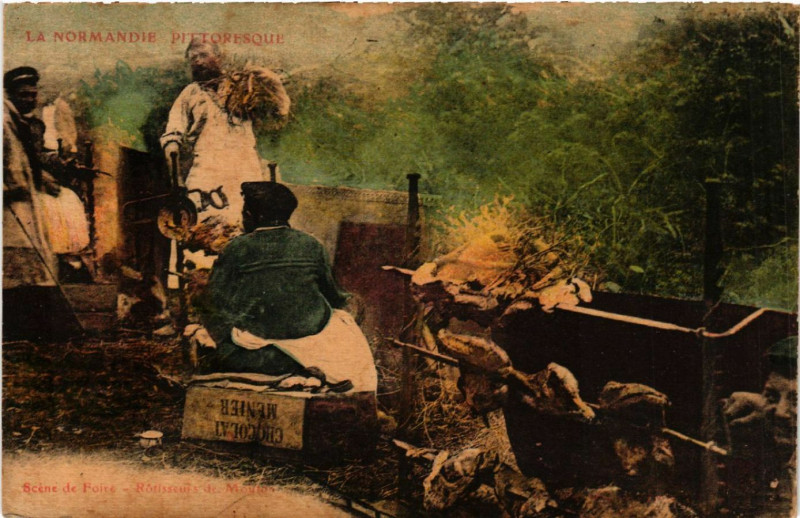 Carte postale ancienne Scene de Foire