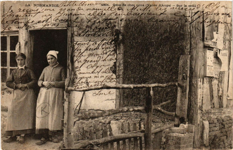 Carte postale ancienne La Normandie - Gens de chez nous