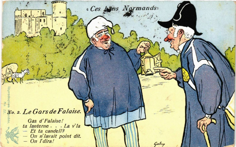 Carte postale ancienne Ces bons Normands