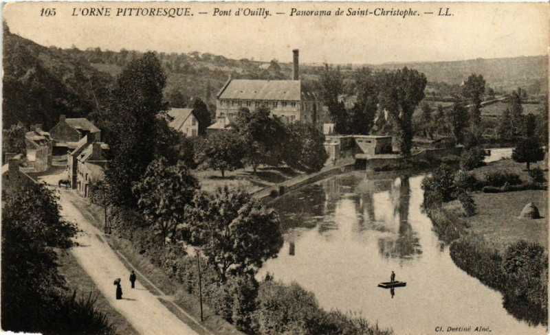 Carte postale ancienne L'Orne Pittoresque - Pont-d'Ouilly à Pont-d'Ouilly