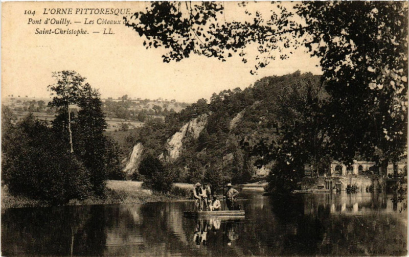 Carte postale ancienne L'Orne Pittoresque - Pont-d'Ouilly à Pont-d'Ouilly