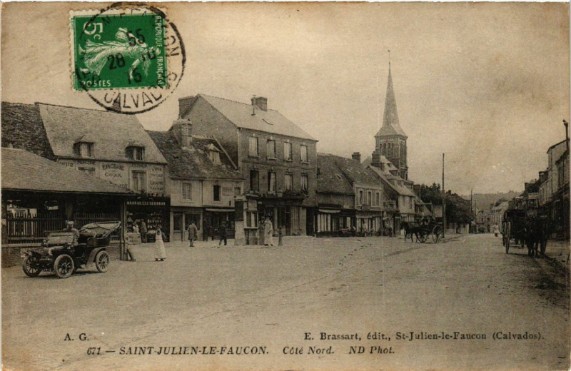 Carte postale ancienne Saint-Julien-le-Faucon