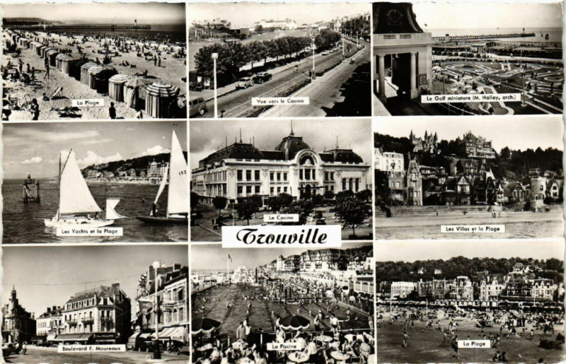 Carte postale ancienne Trouville