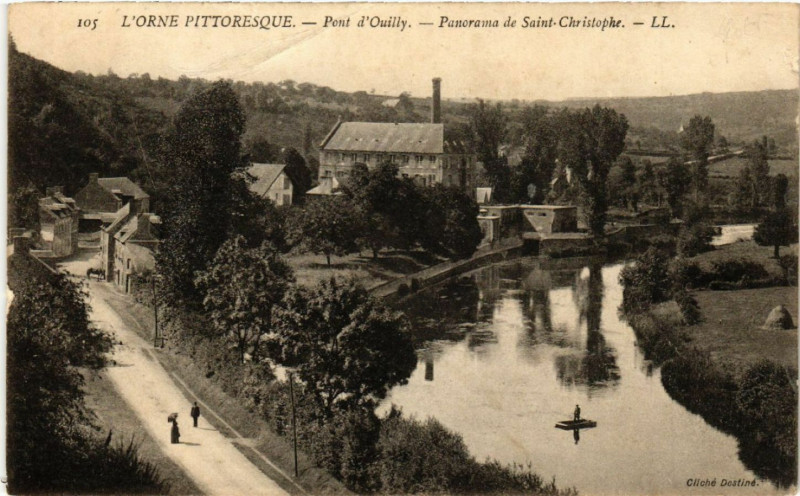 Carte postale ancienne L'Orne pittoresque - Pont-d'Ouilly à Pont-d'Ouilly