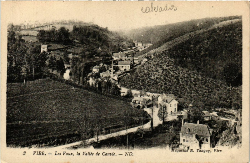 Carte postale ancienne Vire - Les Vaux