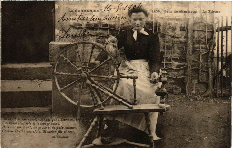 Carte postale ancienne La Normandie
