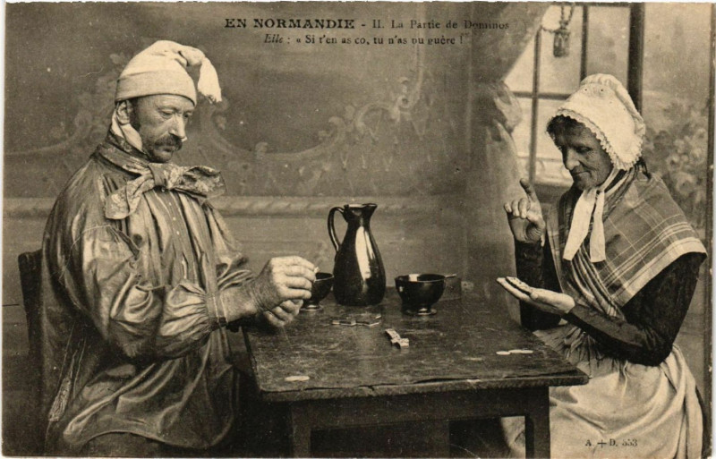 Carte postale ancienne En Normandie