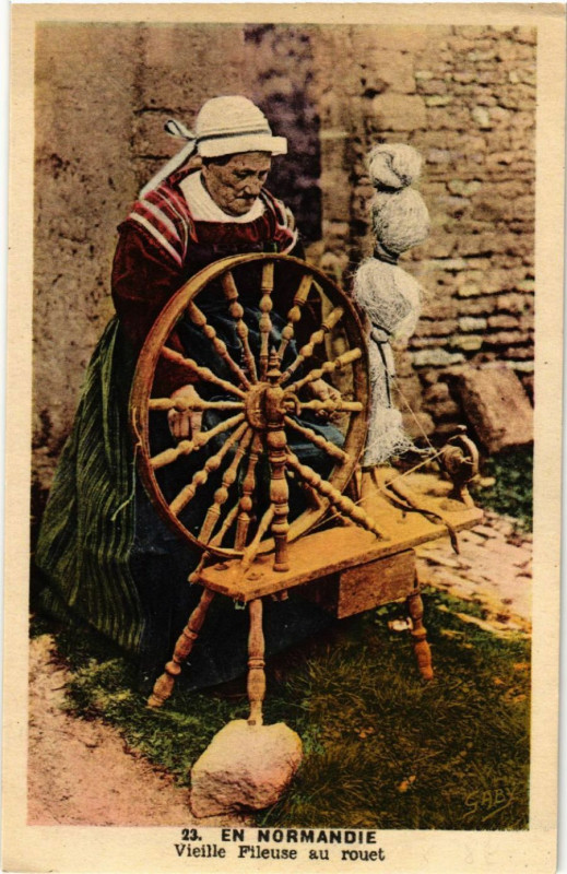 Carte postale ancienne En Normandie