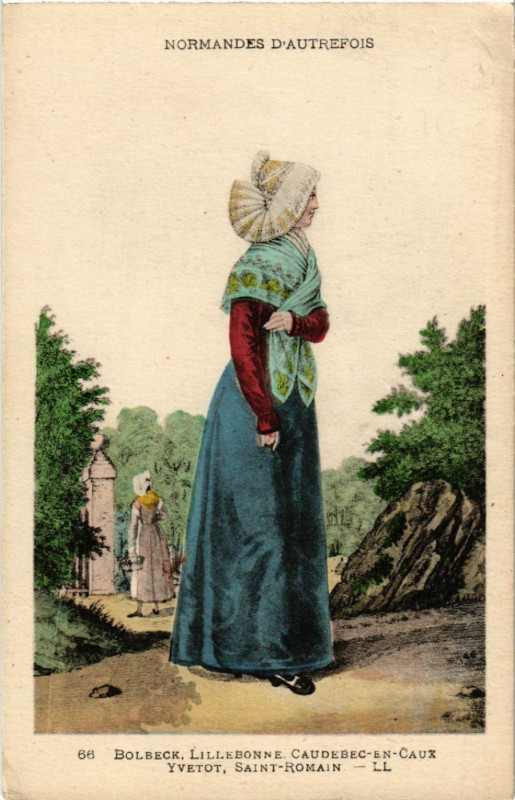 Carte postale ancienne Normandes d'Autrefois