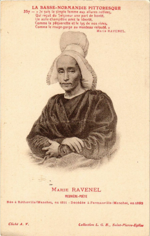 Carte postale ancienne Marie Ravenel