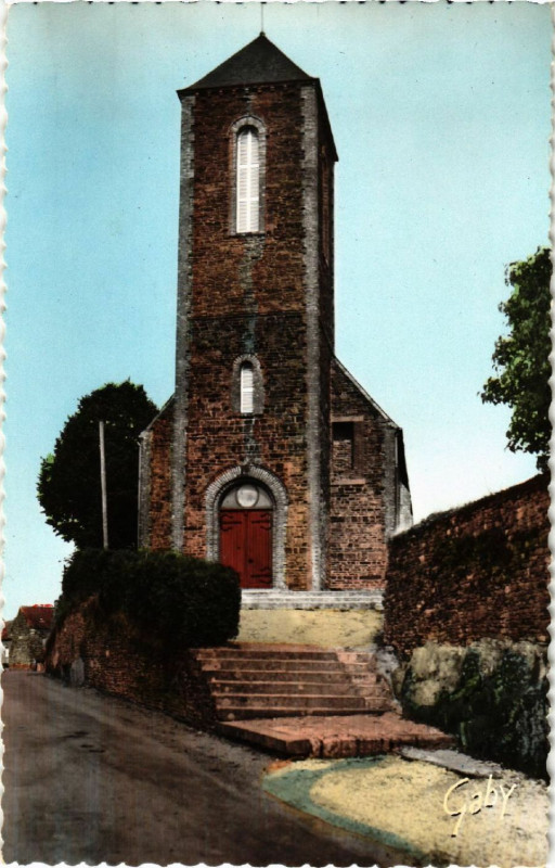 Carte postale ancienne Mesnil-Villement - L'Eglise