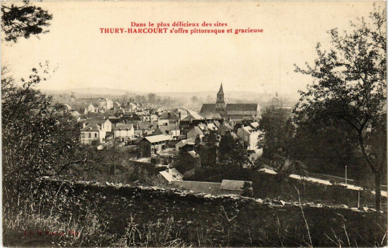 Carte postale ancienne Thury Harcourt
