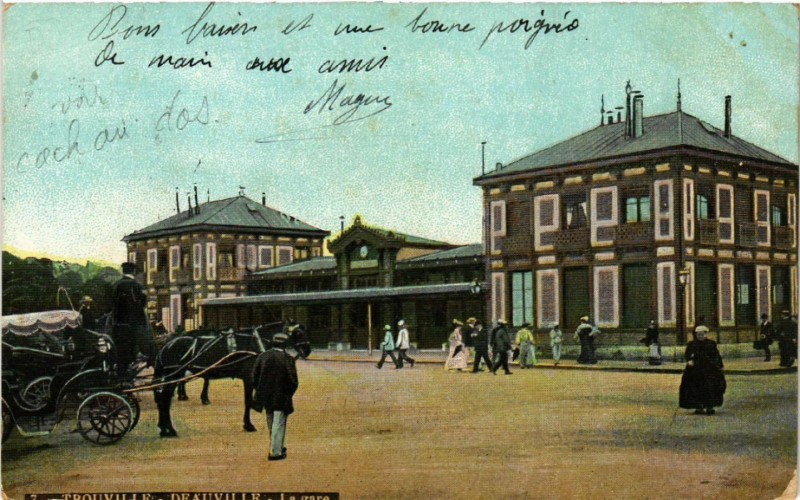 Carte postale ancienne Trouville - Deauville à Deauville