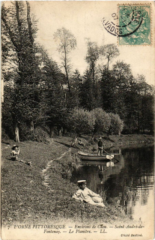 Carte postale ancienne Saint-Andre de Fontenay Le Plaintre