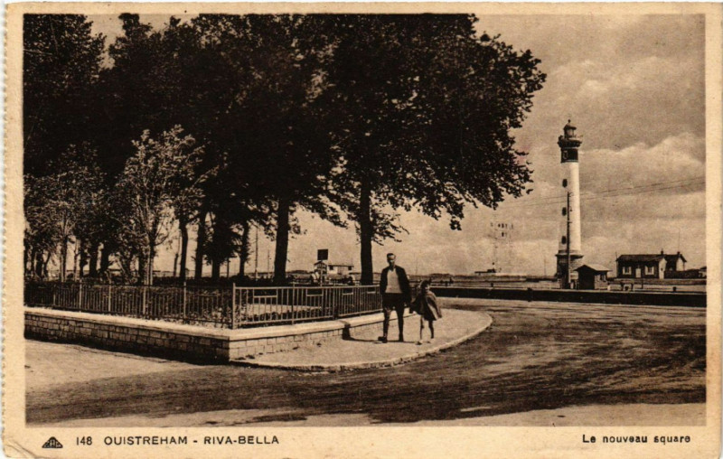 Carte postale ancienne Ouistreham - Riva-Bella à Ouistreham