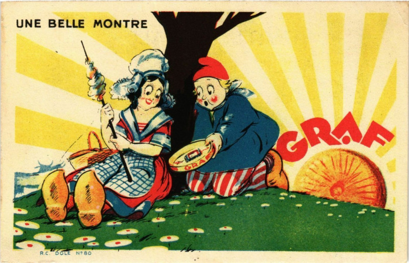 Carte postale ancienne Une Belle Montre