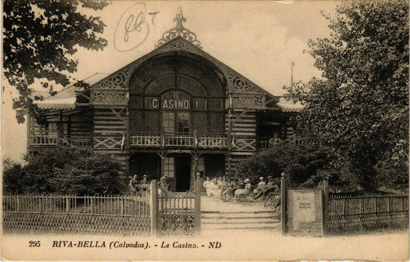 Carte postale ancienne Riva-Bella Le Casino