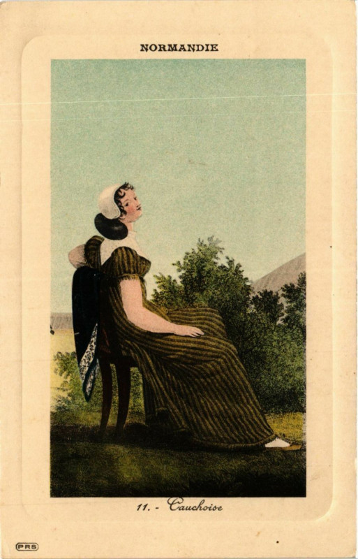 Carte postale ancienne Normandie-Cauchoise