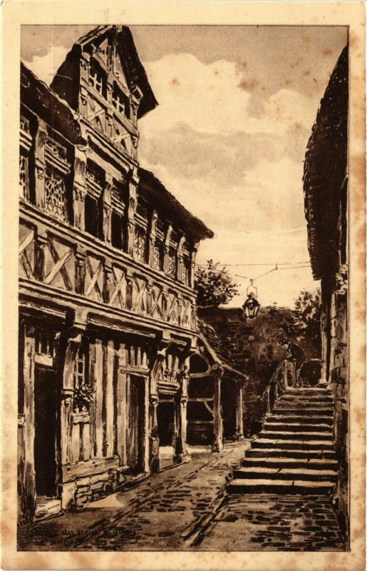 Carte postale ancienne Honfleur - Musée du Vieux Honfleur - Le Manoir à Honfleur