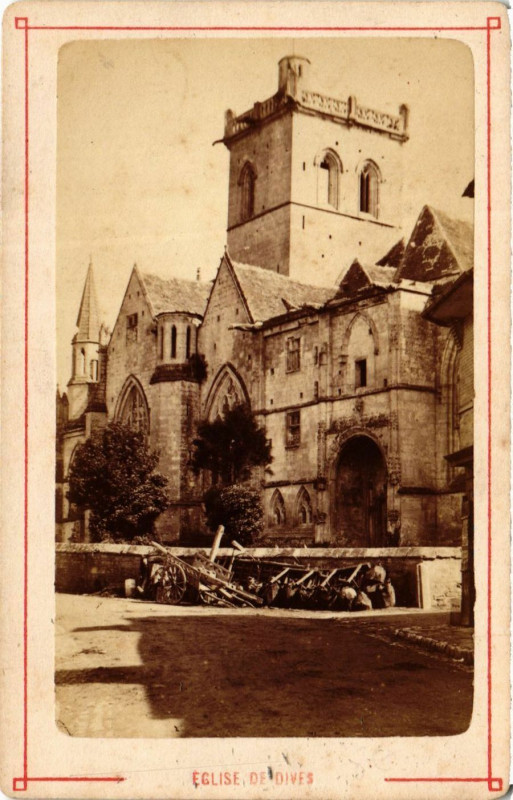 Carte postale ancienne Dives - Eglise de Dives