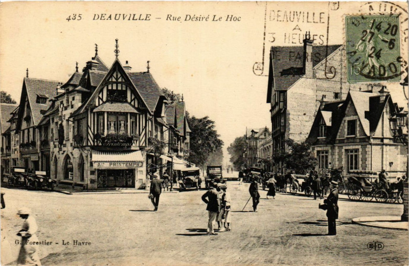 Carte postale ancienne Deauville - Rue Desire Le Hoc à Deauville