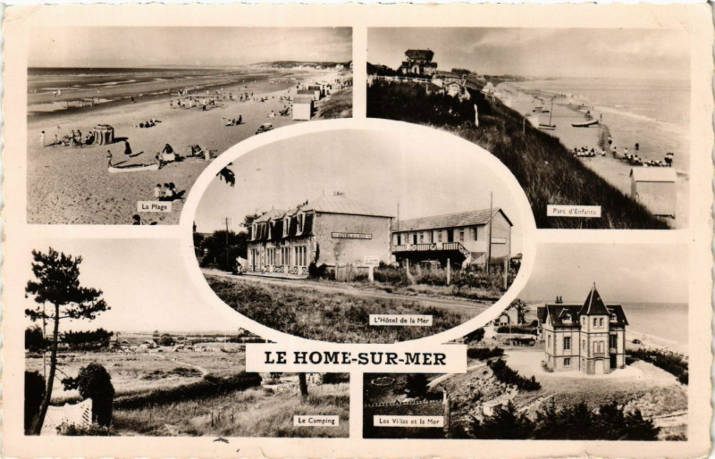 Carte postale ancienne Le Home-sur-Mer - Scenes au Hom