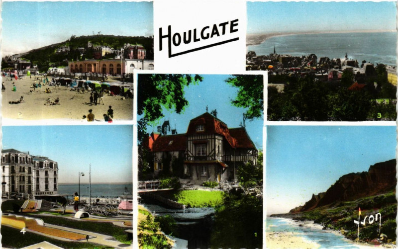 Carte postale ancienne Houlgate - Scenes à Houlgate