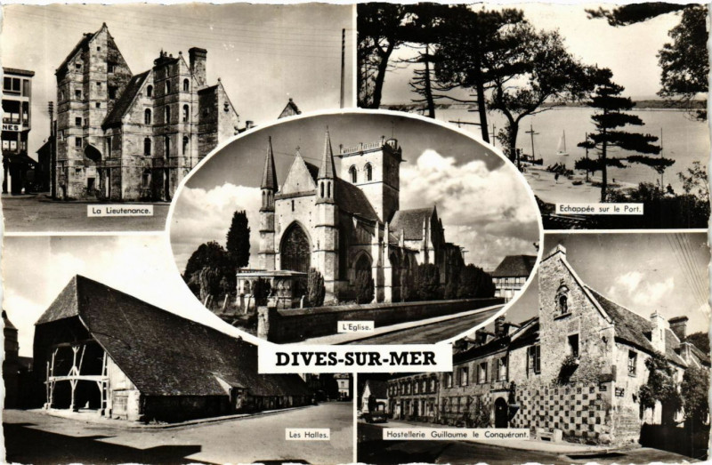 Carte postale ancienne Dives-sur-Mer - Scenes à Dives-sur-Mer
