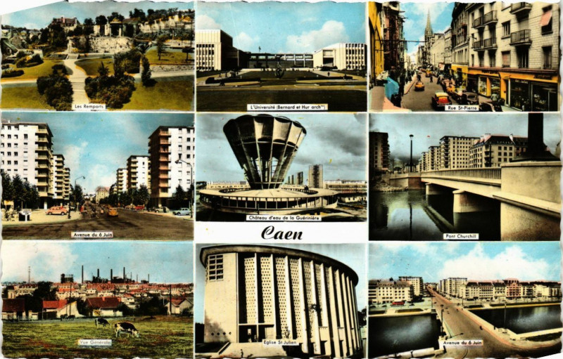 Carte postale ancienne Caen - Scenes à Caen