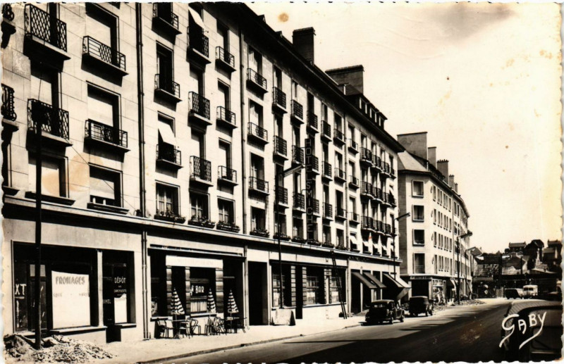 Carte postale ancienne Caen - Rue de Vaucelles à Caen